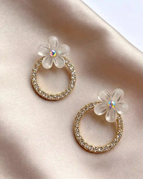 Blooming Halo Earrings