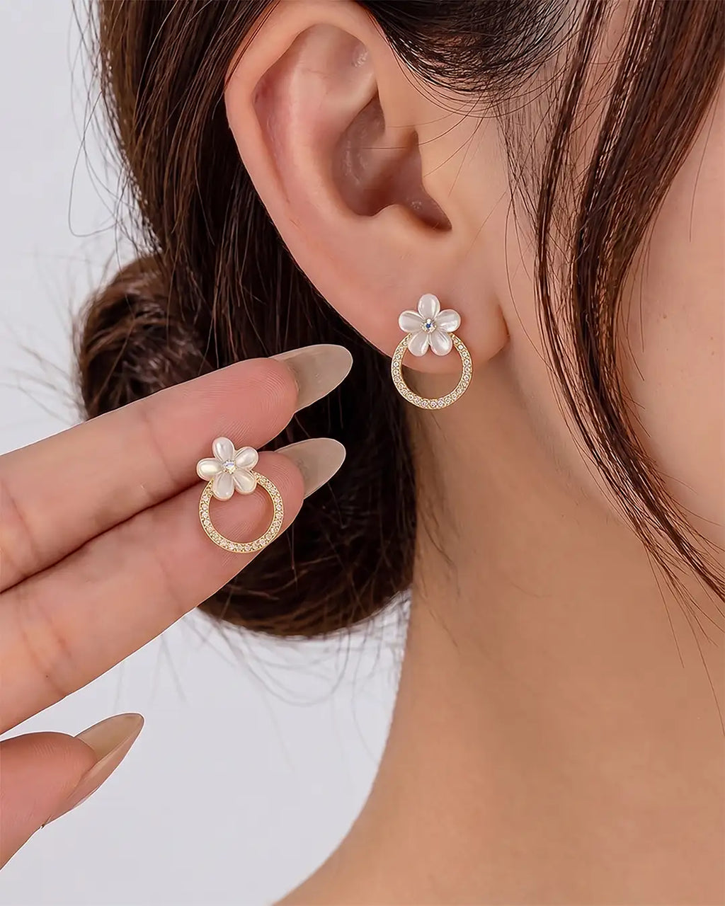 Blooming Halo Earrings