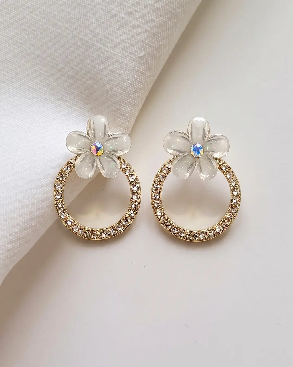 Blooming Halo Earrings