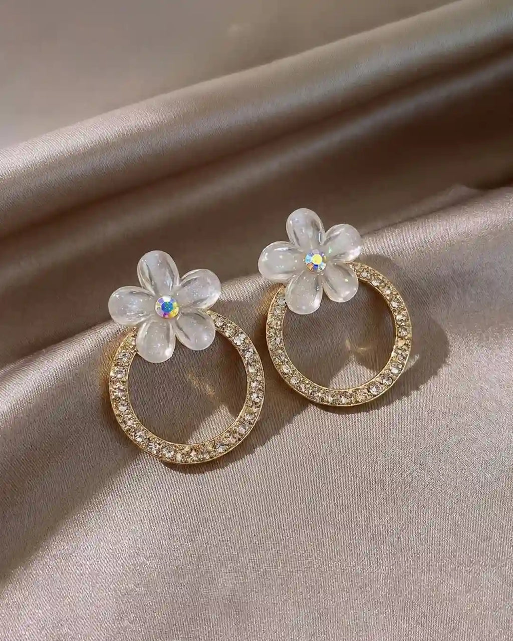 Blooming Halo Earrings