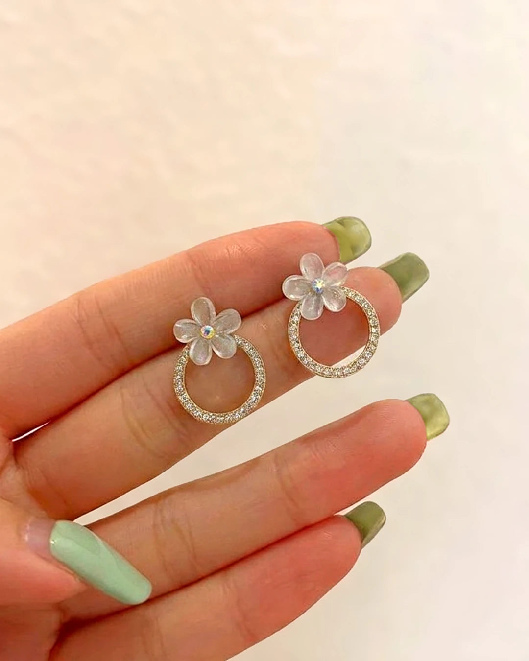 Blooming Halo Earrings