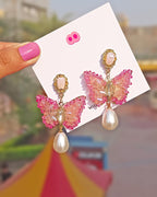 Bubblegum Wings Dreamy Princess Earrings