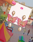 Bubblegum Wings Dreamy Princess Earrings