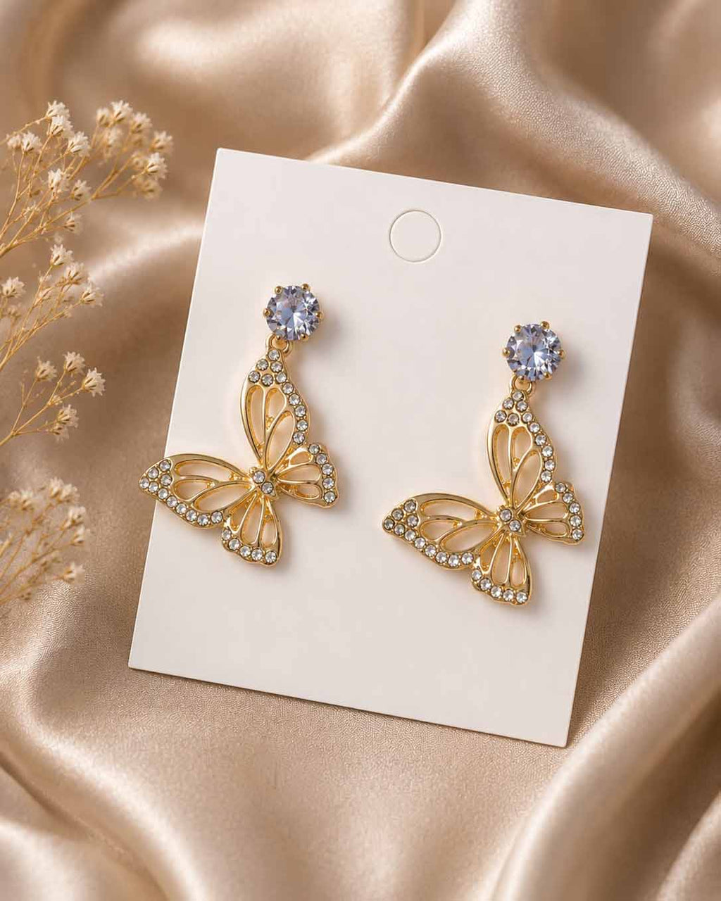 Butterfly Glow Drop Earrings