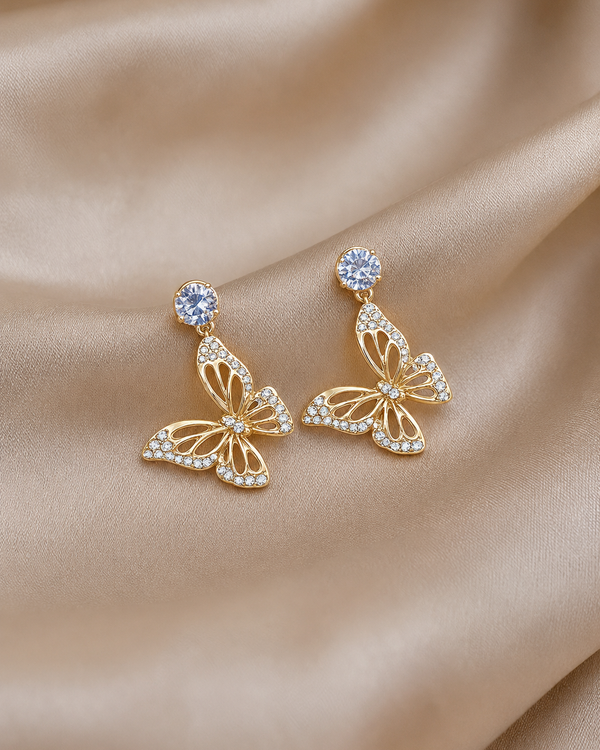 Butterfly Glow Drop Earrings