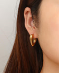 Cupid Curve Hoop Earrings