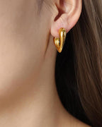 Cupid Curve Hoop Earrings