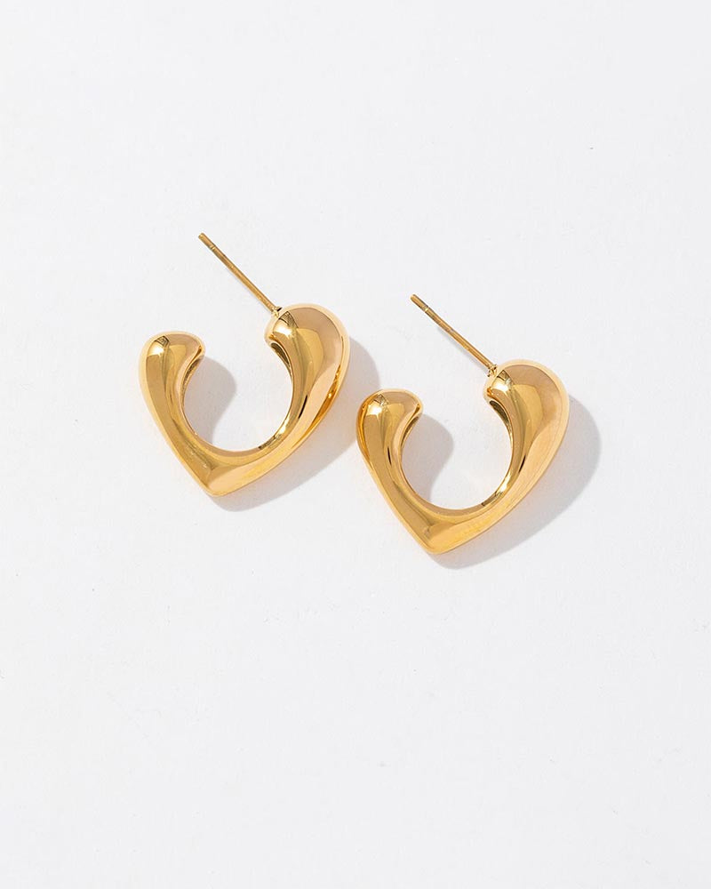Cupid Curve Hoop Earrings