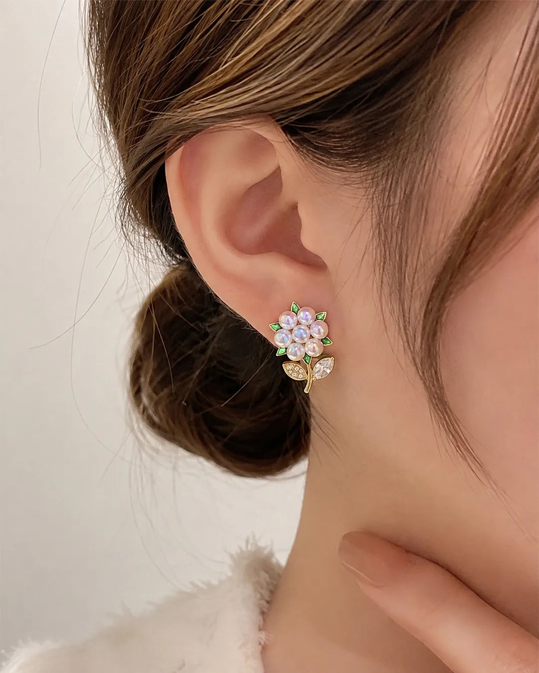 Morning Dewdrop Florals Earrings
