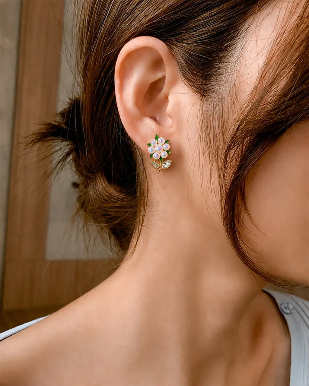Morning Dewdrop Florals Earrings