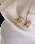Twisted Triangle Earrings