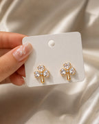 Crystal Clover Earrings