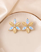 Gold and Aurora Earrings