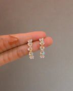 Floral Chain Earrings