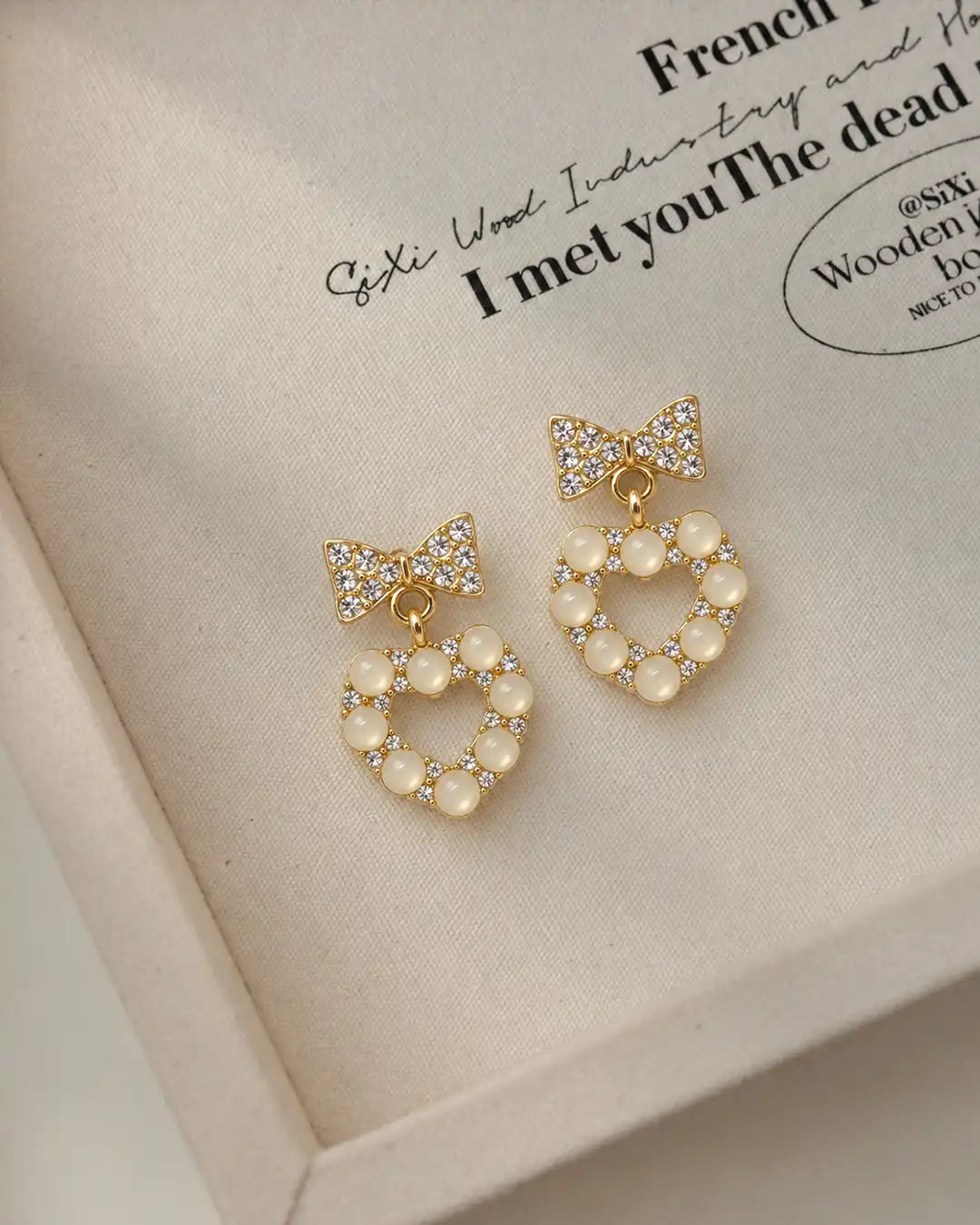 Open Heart Earrings