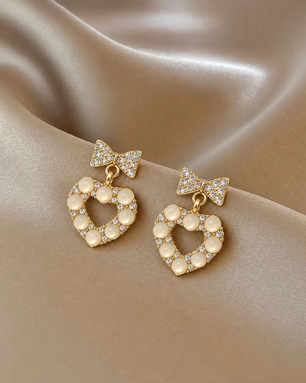 Open Heart Earrings