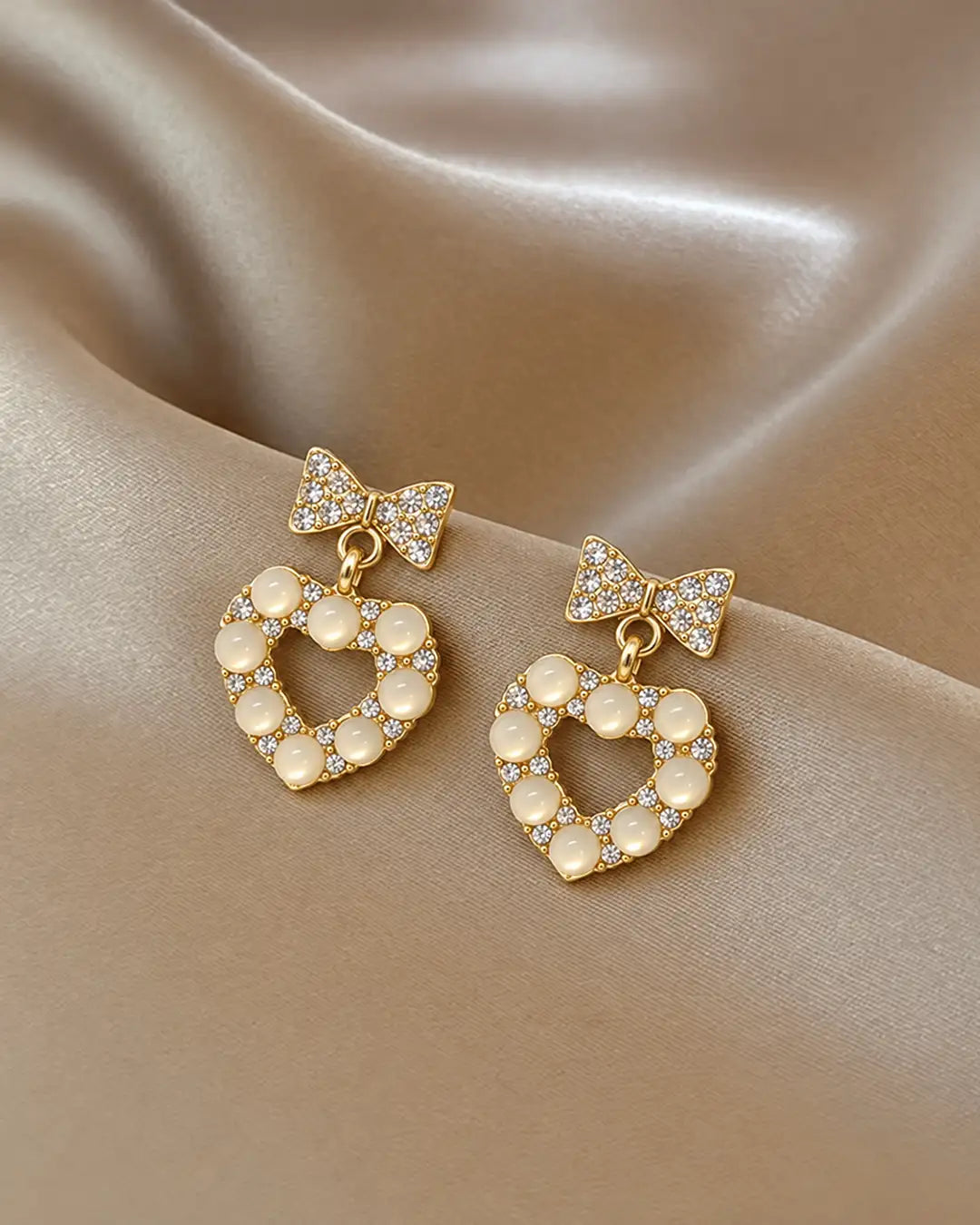 Open Heart Earrings