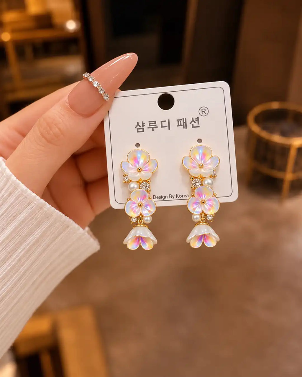 Bifrost Triple Bloom Earrings