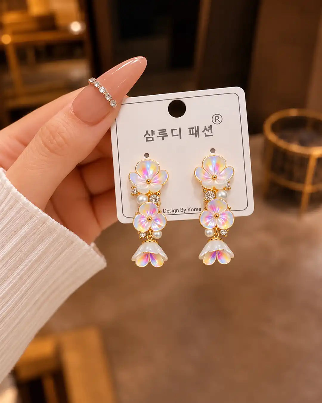Bifrost Triple Bloom Earrings