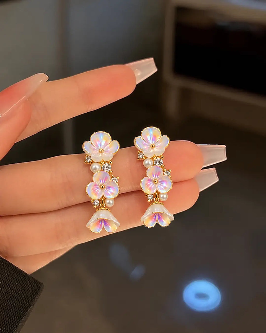 Bifrost Triple Bloom Earrings