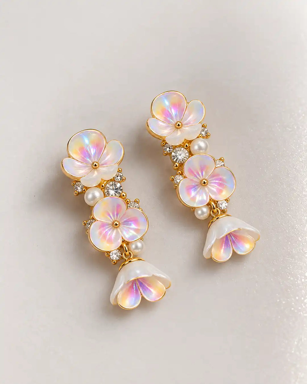 Bifrost Triple Bloom Earrings