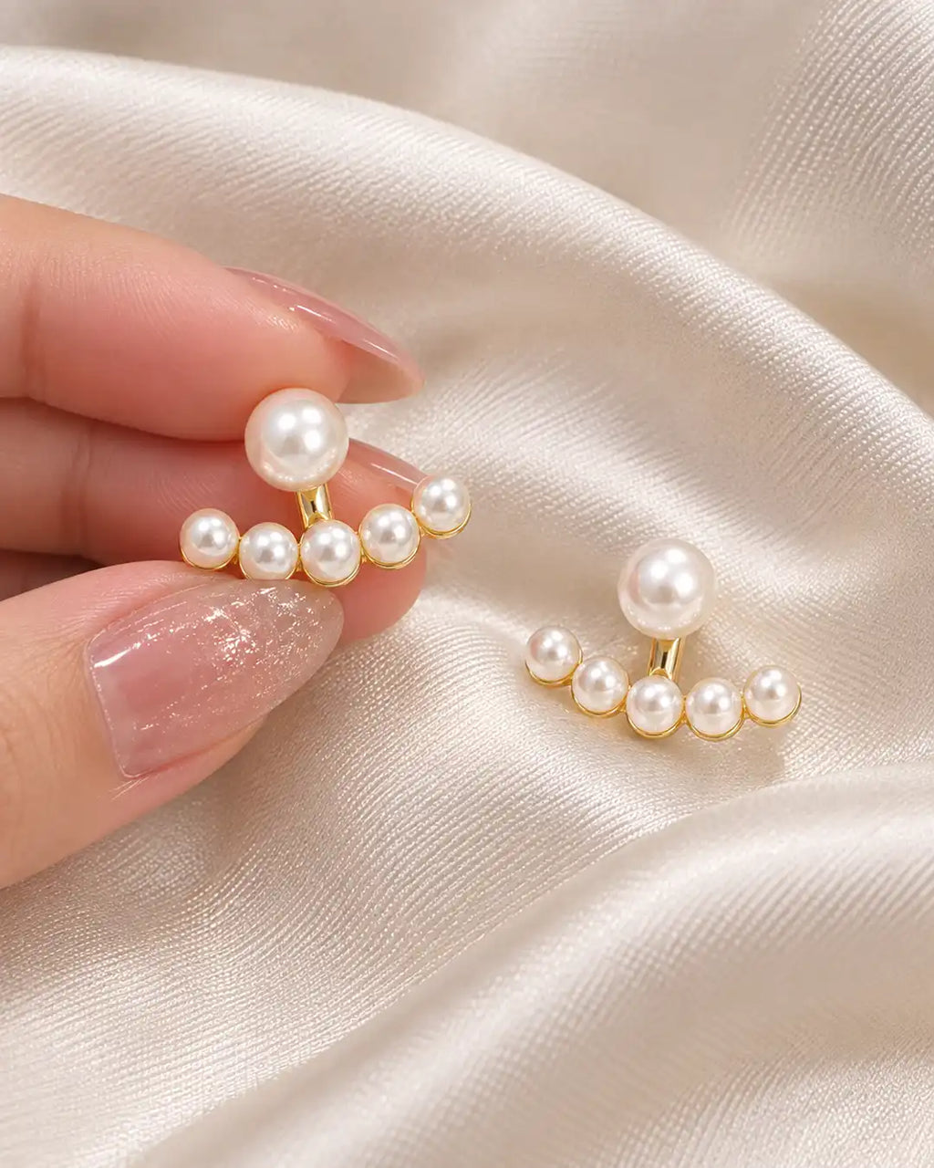 Six Pearl Earrings
