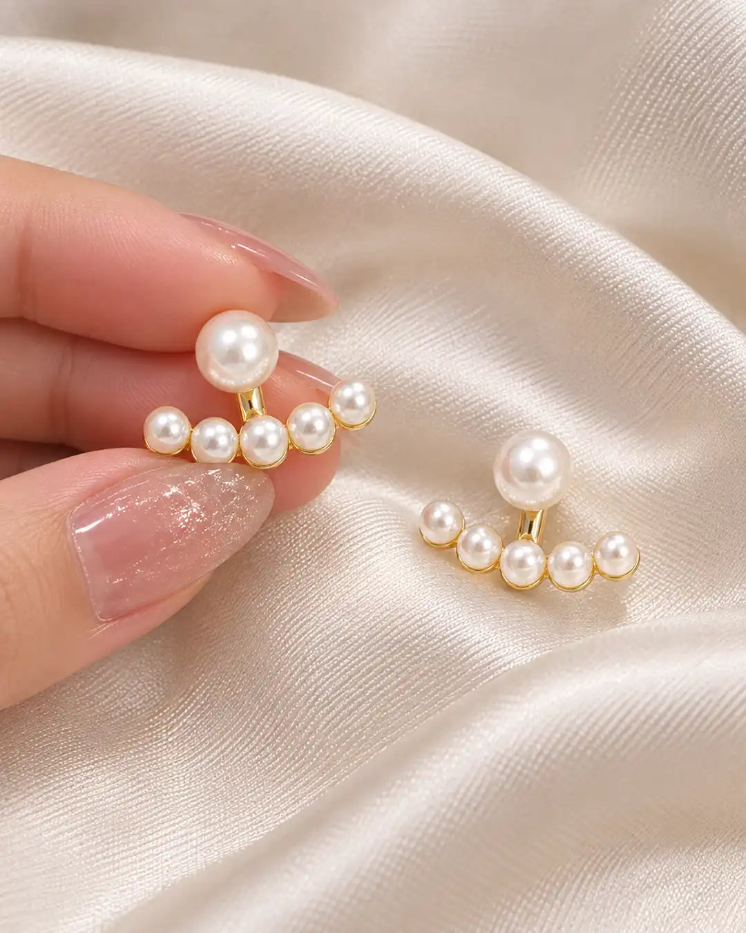 Six Pearl Earrings