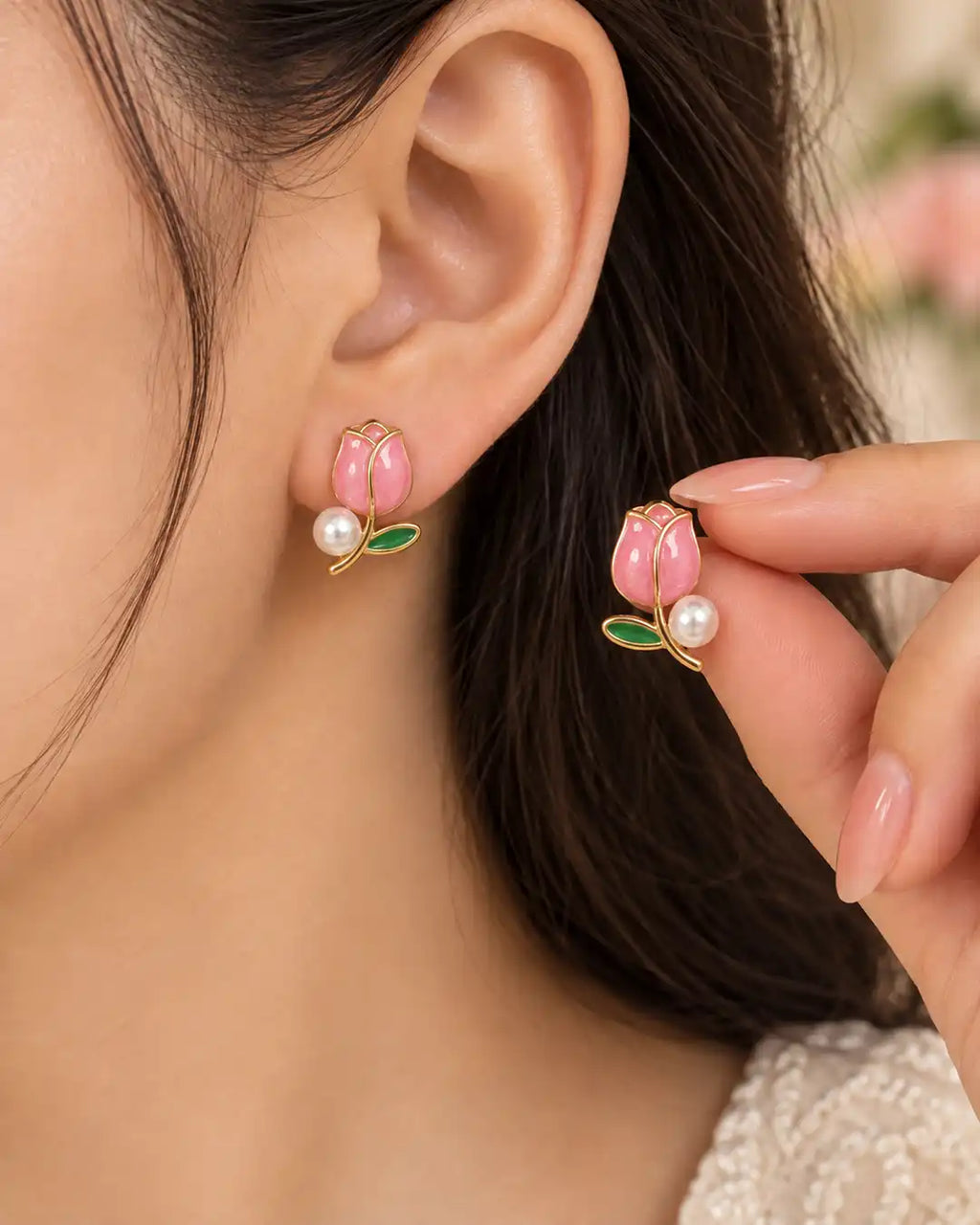 Mini Tulip Earrings