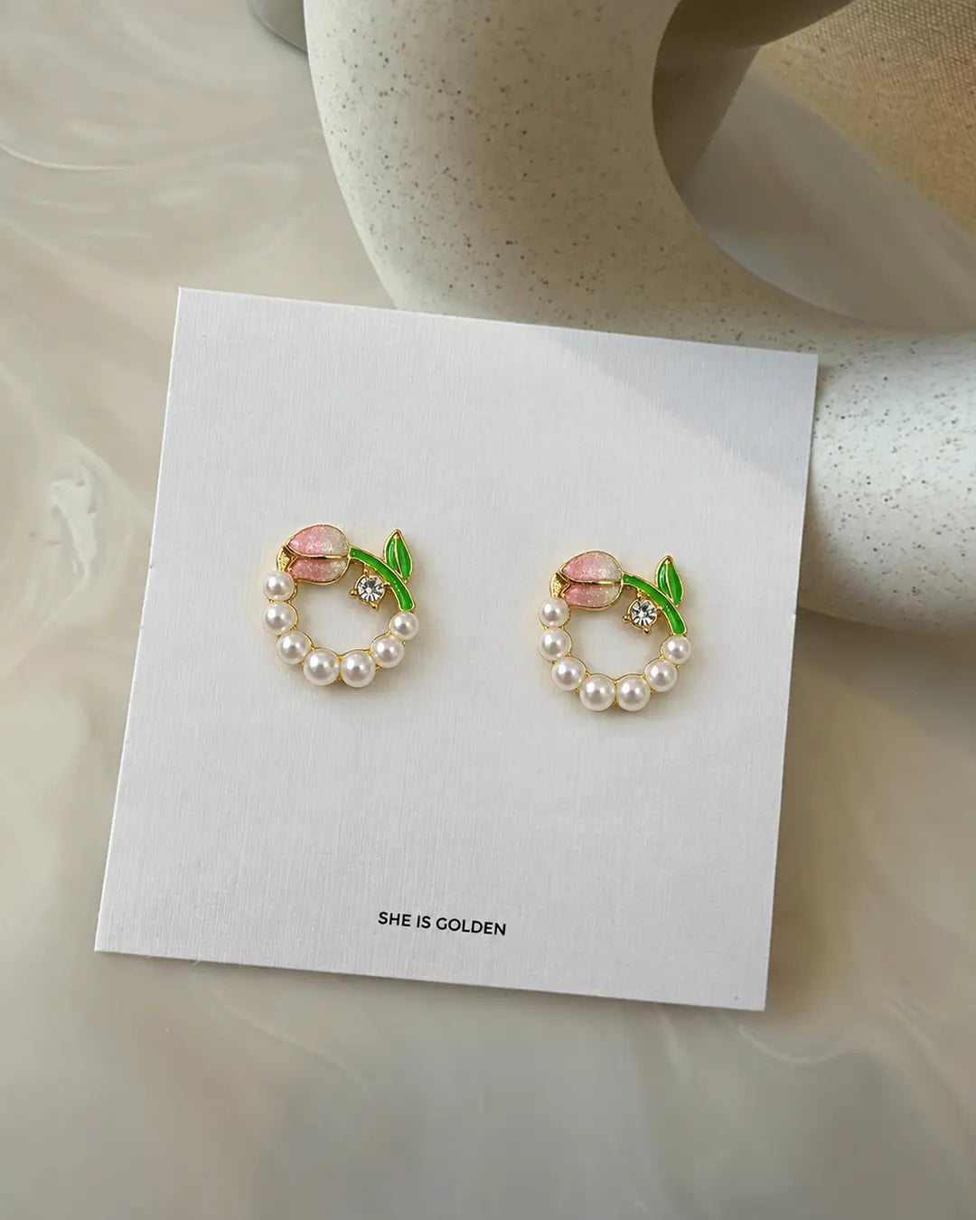 Tiara Tulip Earrings