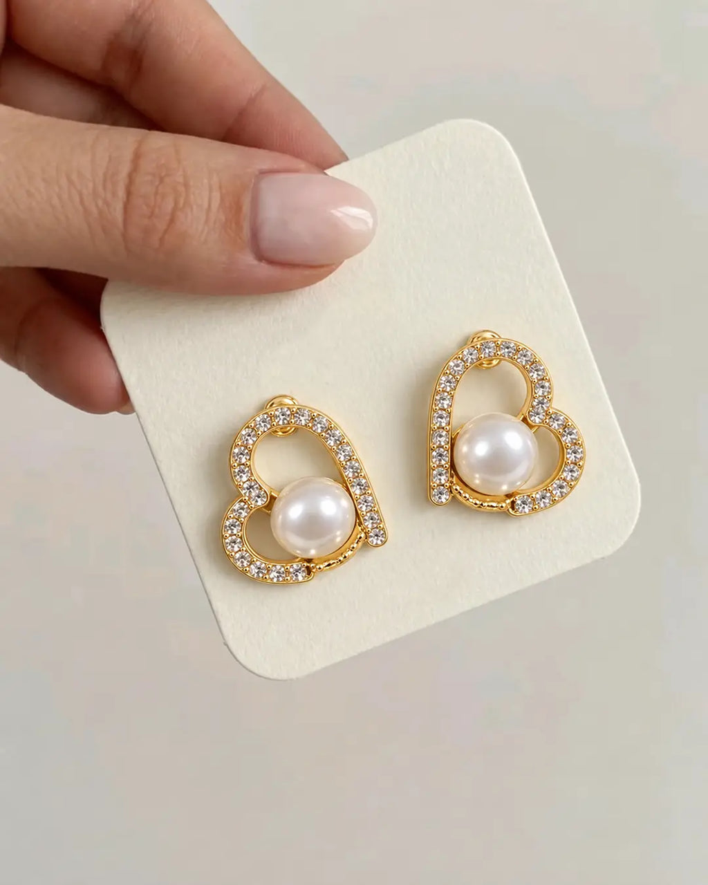 Heart of Pearl Earrings