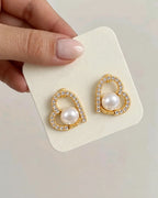Heart of Pearl Earrings