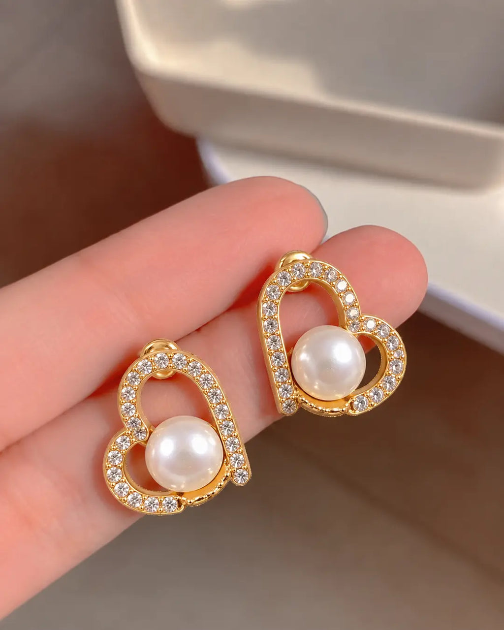 Heart of Pearl Earrings