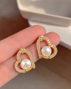 Heart of Pearl Earrings