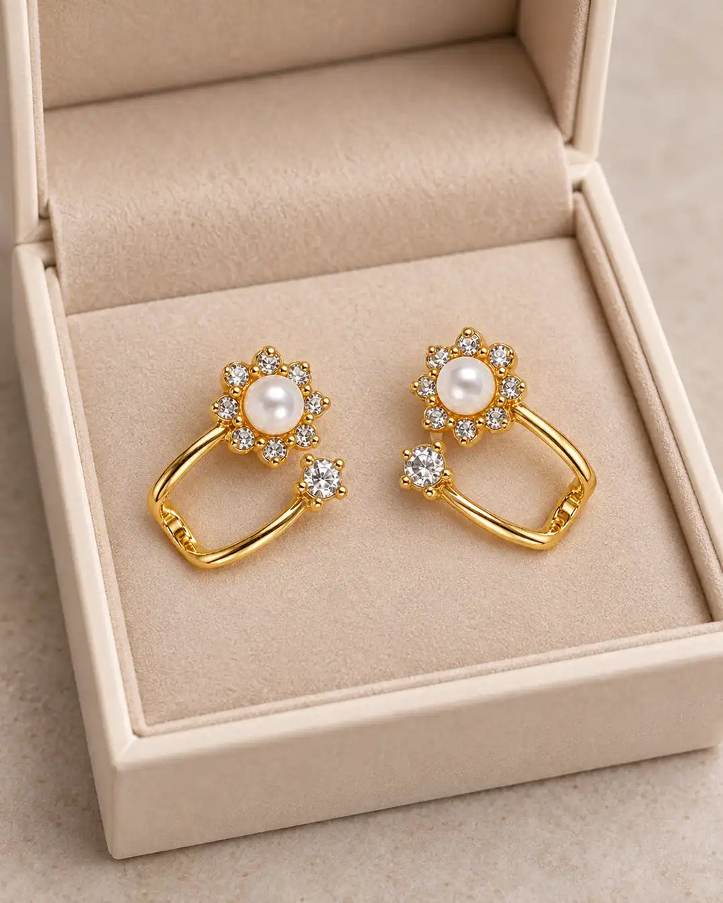 Sunburst Floral Earrings