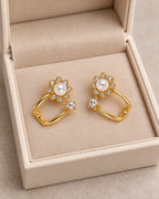 Sunburst Floral Earrings