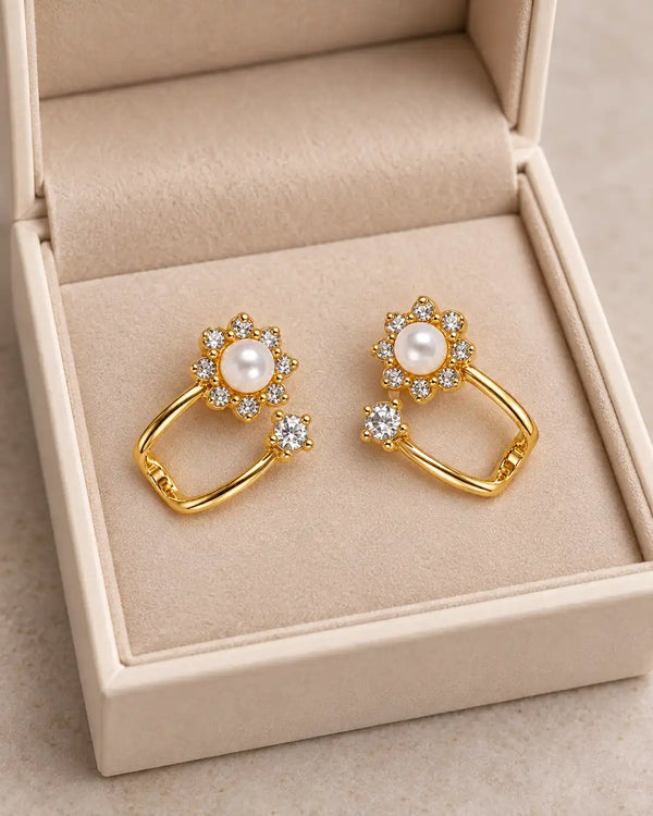 Sunburst Floral Earrings