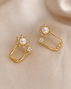 Sunburst Floral Earrings