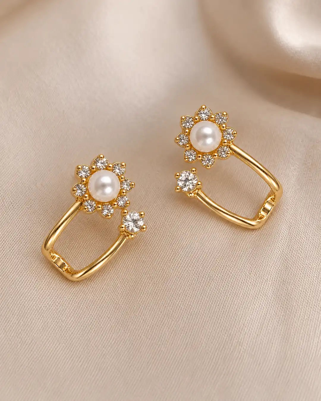 Sunburst Floral Earrings