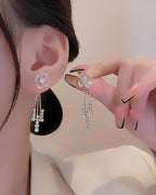 Flora Elegance Stud Drop Earrings