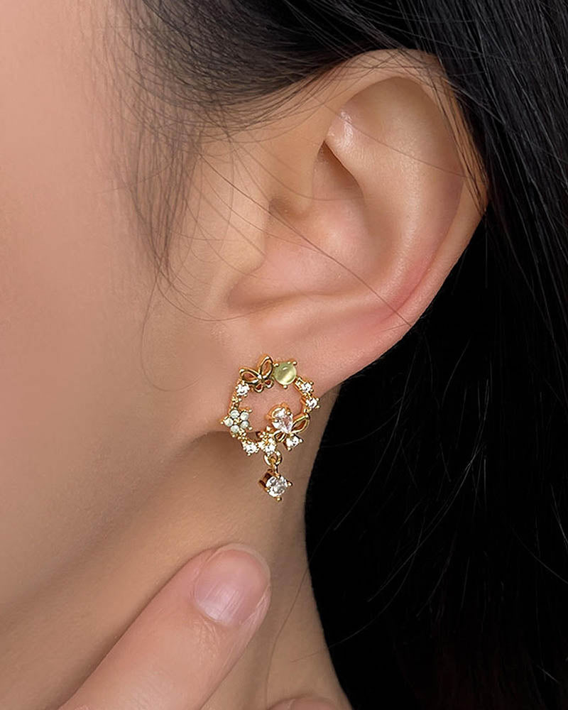Floral Harmony Stud Earrings