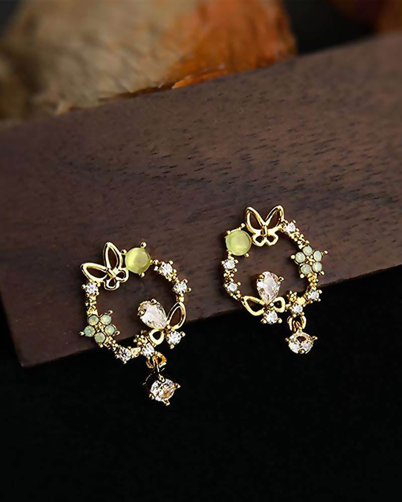 Floral Harmony Stud Earrings