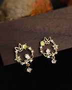 Floral Harmony Stud Earrings