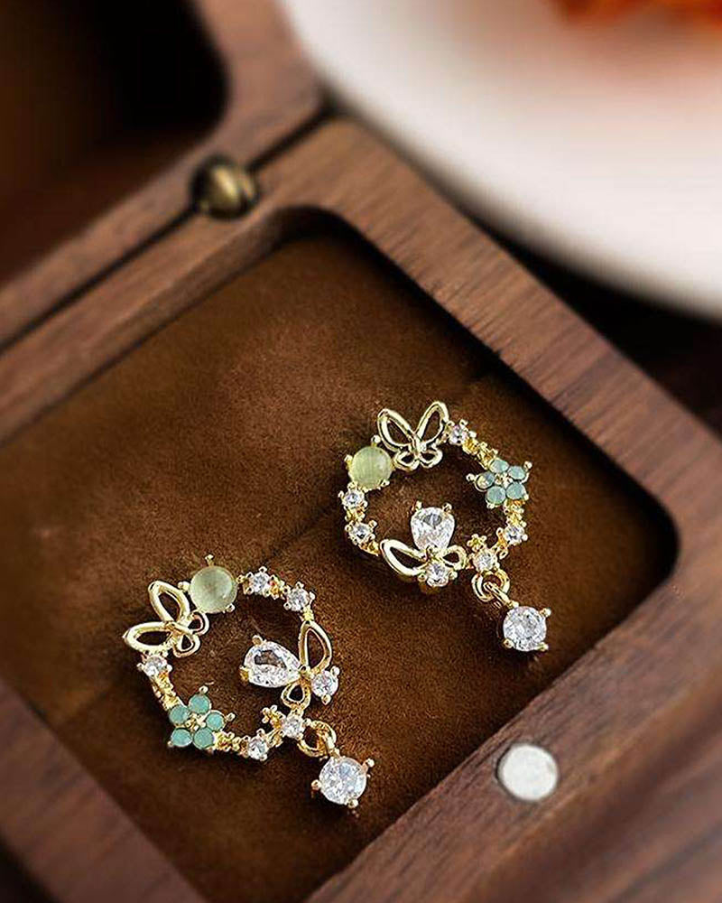 Floral Harmony Stud Earrings