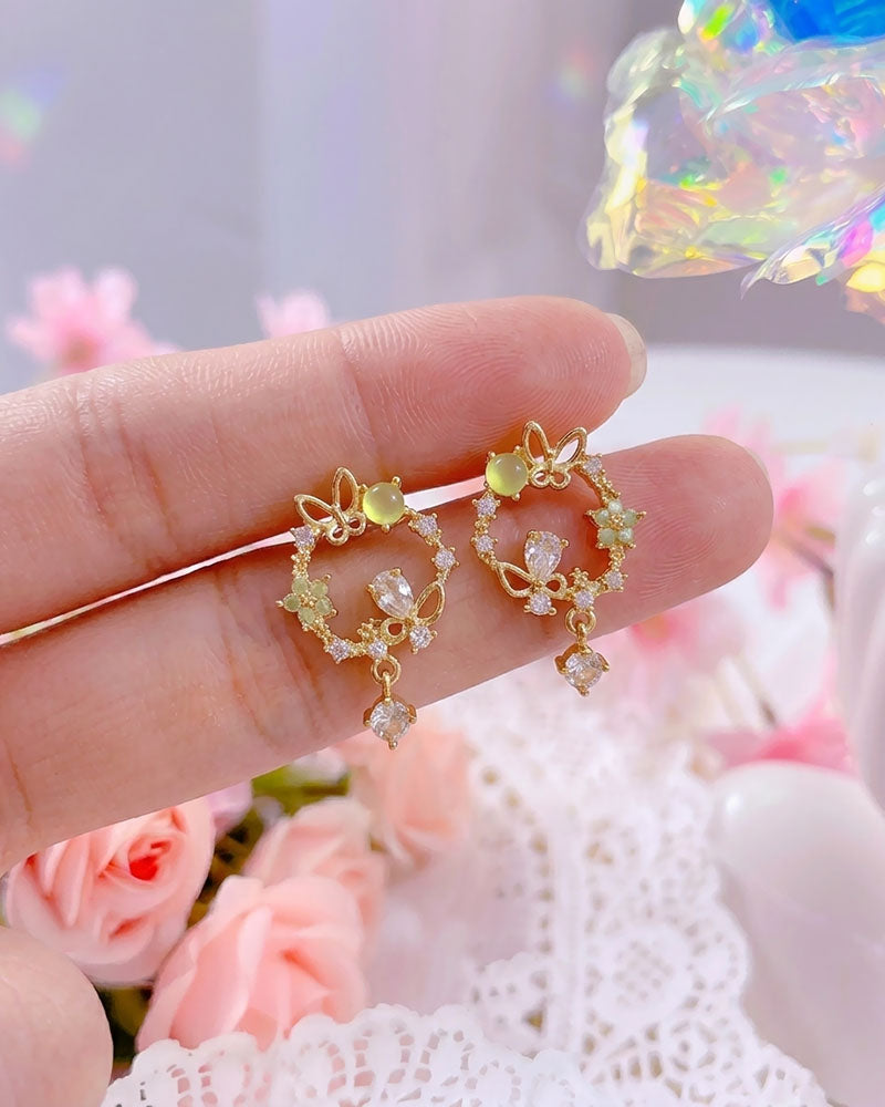 Floral Harmony Stud Earrings