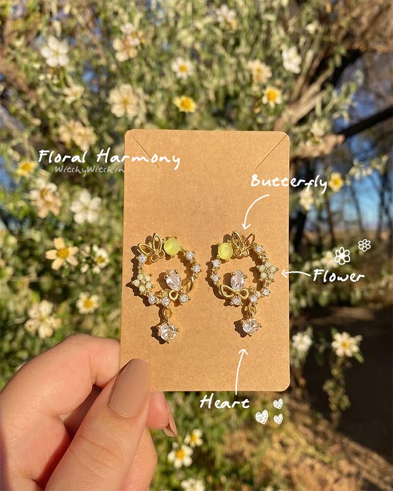 Floral Harmony Stud Earrings