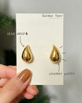 Golden Teardrop Earrings