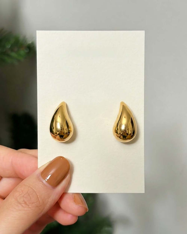 Golden Teardrop Earrings