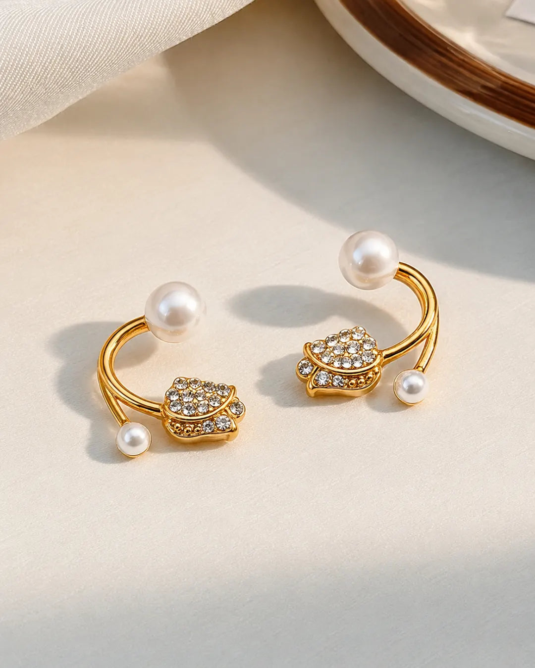 Golden Tulip Grace Earrings