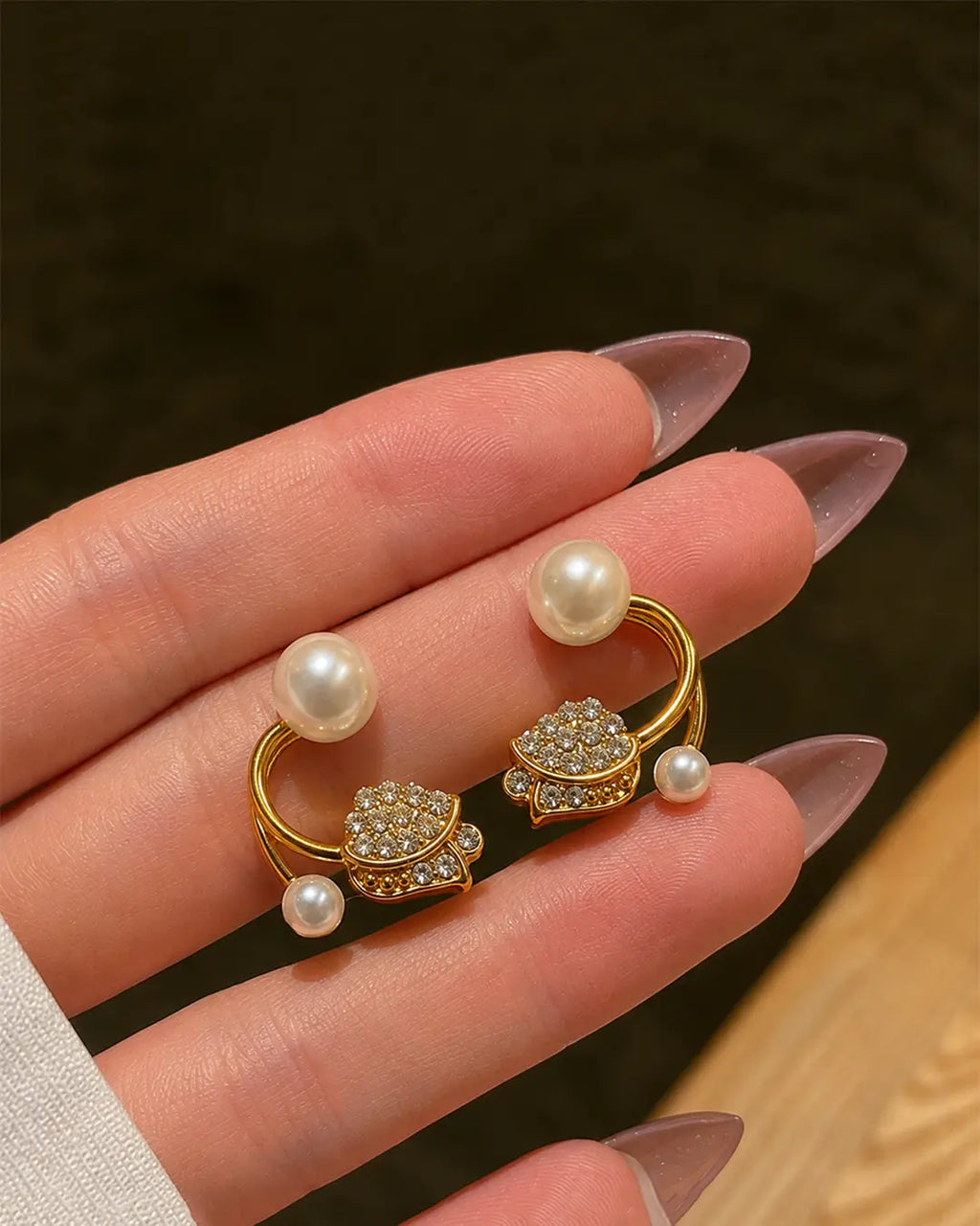 Golden Tulip Grace Earrings