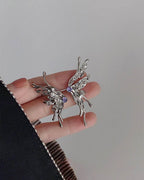 Gothic Wings Drop Earrings